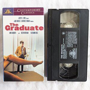 3/$15 The Graduate (1967) VHS movie Anne Bancroft Dustin Hoffman Ac award winner